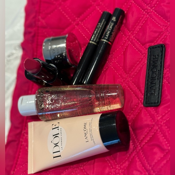 Lancôme 7-pc gift includes Absolue, Idole, 2 Mascara, lipstick, Clarifique & bag - Picture 3 of 11